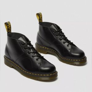 Dr. Martens Church Smooth Leather Monkey Boots Size 6M/7L